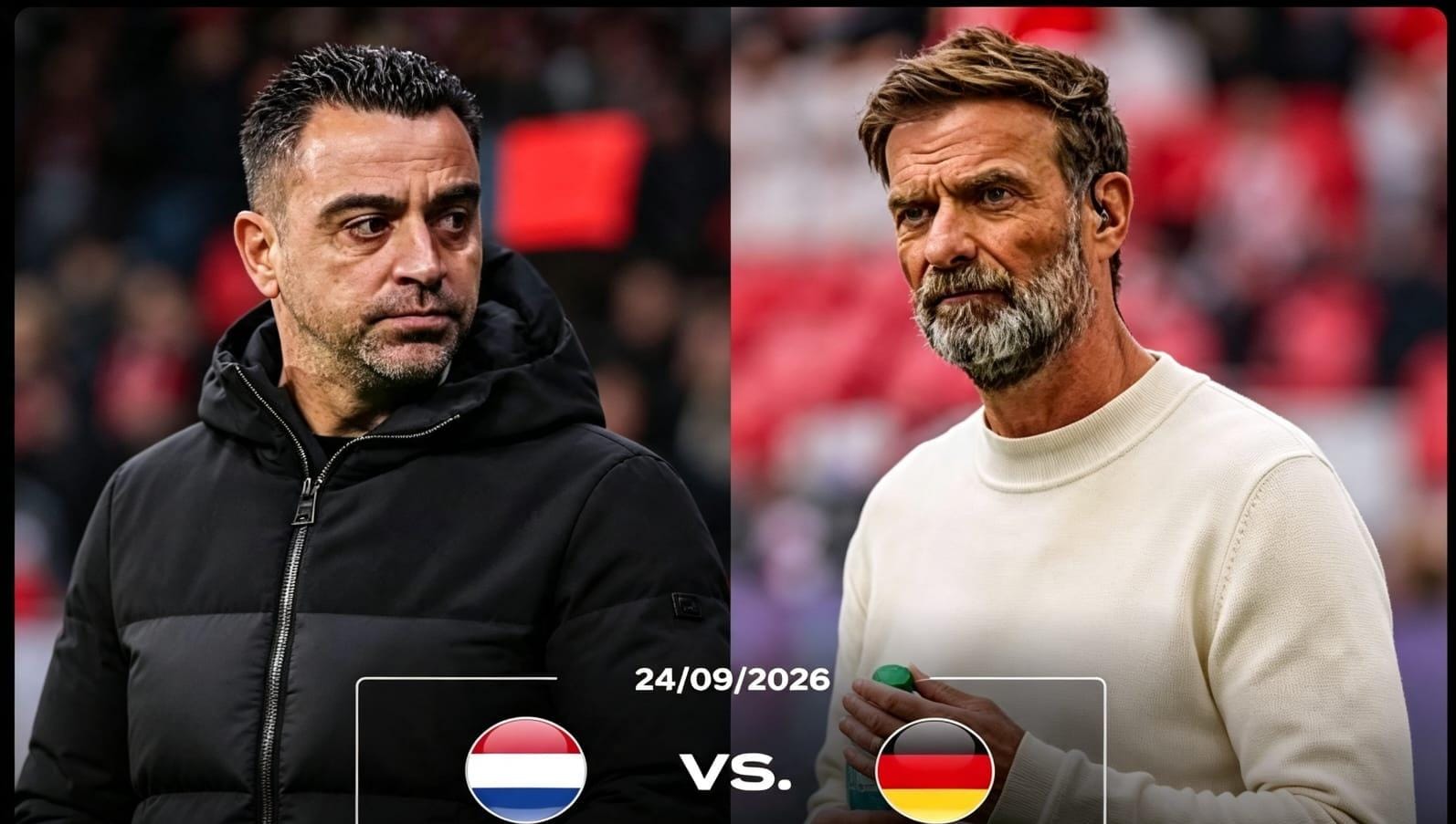 Laga Belanda vs Jerman di Liga Negara UEFA 2026 menjadi debut bagi Jurgen Klopp dan Xavi Hernandez sebagai pelatih tim nasional.