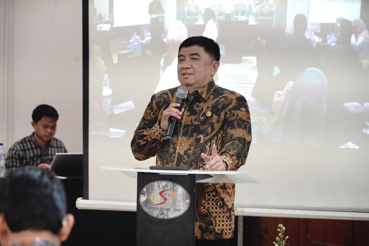 Bupati Garut Abdusy Syakur Amin saat memaparkan tujuh program perhutanan sosial berbasis IAD di Jakarta.
