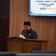 Bupati Sumedang H. Dony Ahmad Munir menyampaikan Raperda APBD Tahun Anggaran 2027 dan Perubahan APBD 2026 dalam Rapat Paripurna DPRD Kabupaten Sumedang, Rabu (9/9/2026).