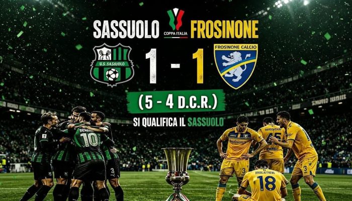 Coppa Italia: Sassuolo Lolos Dramatis, Jay Idzes Cadangan
