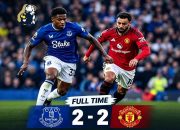Manchester United gagal membawa pulang kemenangan dari markas Everton setelah ditahan imbang 2-2 pada pekan ketiga Premier League 2026/2027