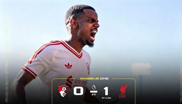 Liverpool Menang di Kandang Bournemouth, Gol Isak Pemecah Kebuntuan