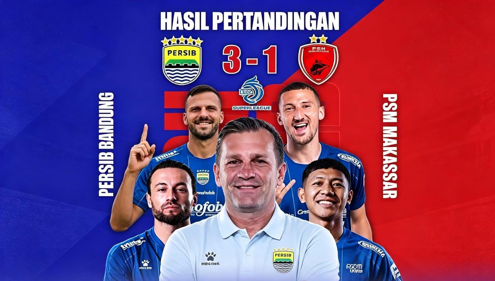 Keputusan pelatih Persib Igor Tolić memasukkan Sekulic membuat permainan Maung Bandung lebih agresif