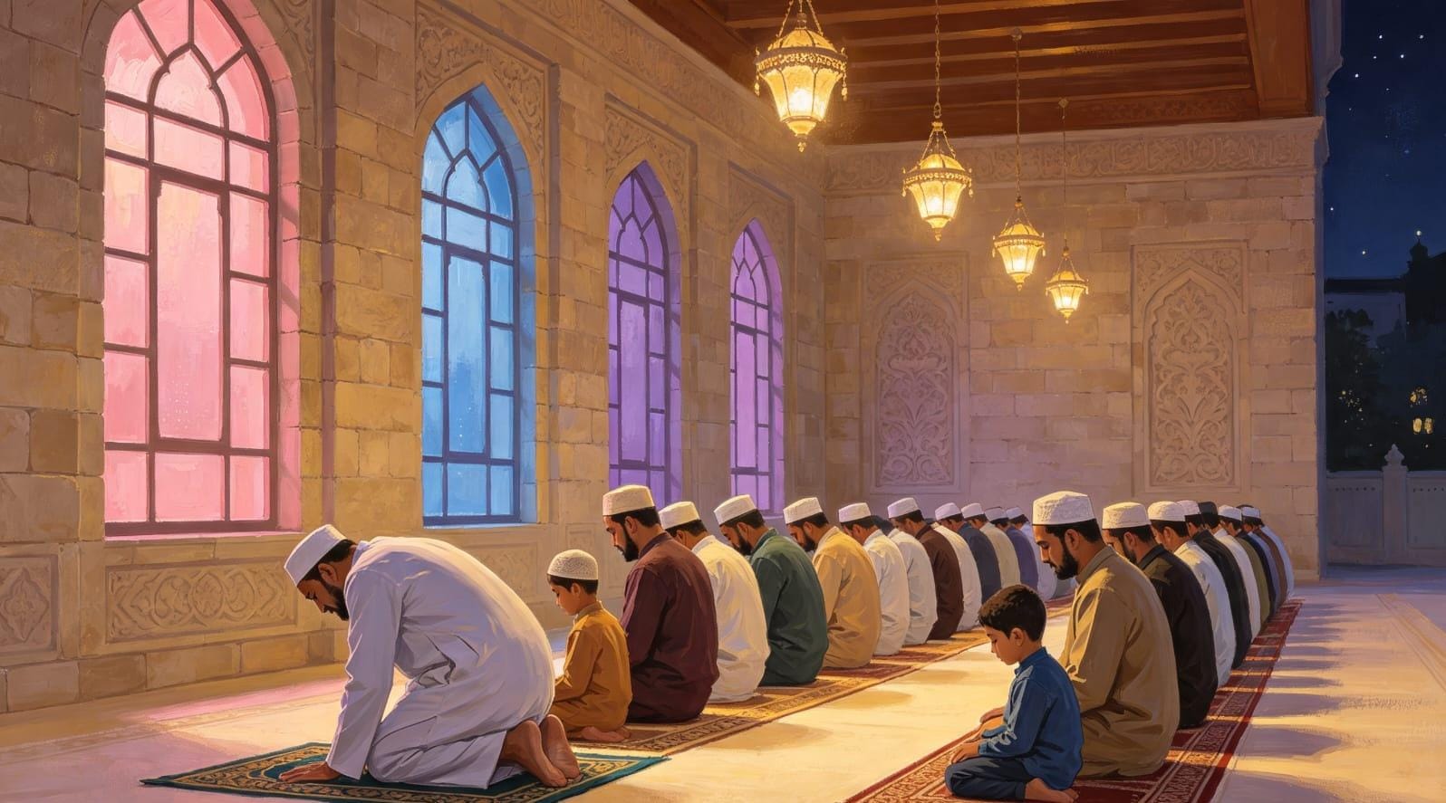 Shalat Isya berjamaah menjadi penutup amal harian seorang muslim.