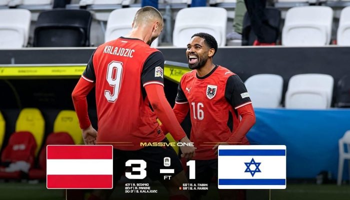 Israel Keok! Dihajar Austria 3-1