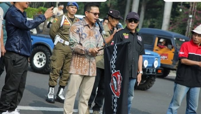 Bupati KDS Lepas 60 Jimny, JICO Bandung Bawa Misi Sosial