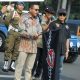 Bupati Bandung Dadang Supriatna melepas rombongan 60 Jimny JICO Bandung dari Plaza Upakarti, Soreang, menuju Pangalengan.