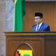 Bupati Bandung Dadang Supriatna (KDS) saat menyampaikan pendapat pemerintah daerah terhadap Raperda prakarsa DPRD dalam Rapat Paripurna, Rabu (23/9/2026).