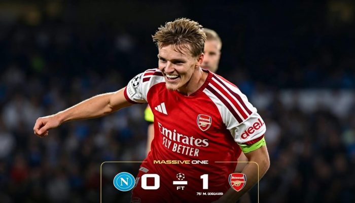 Ødegaard Jadi Penentu, Arsenal Tekuk Napoli 1-0