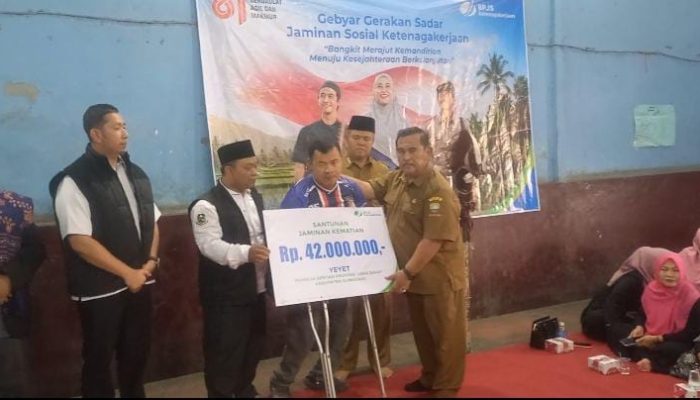 200 Pekerja Rentan Jatimukti Kini Terlindungi BPJS Ketenagakerjaan