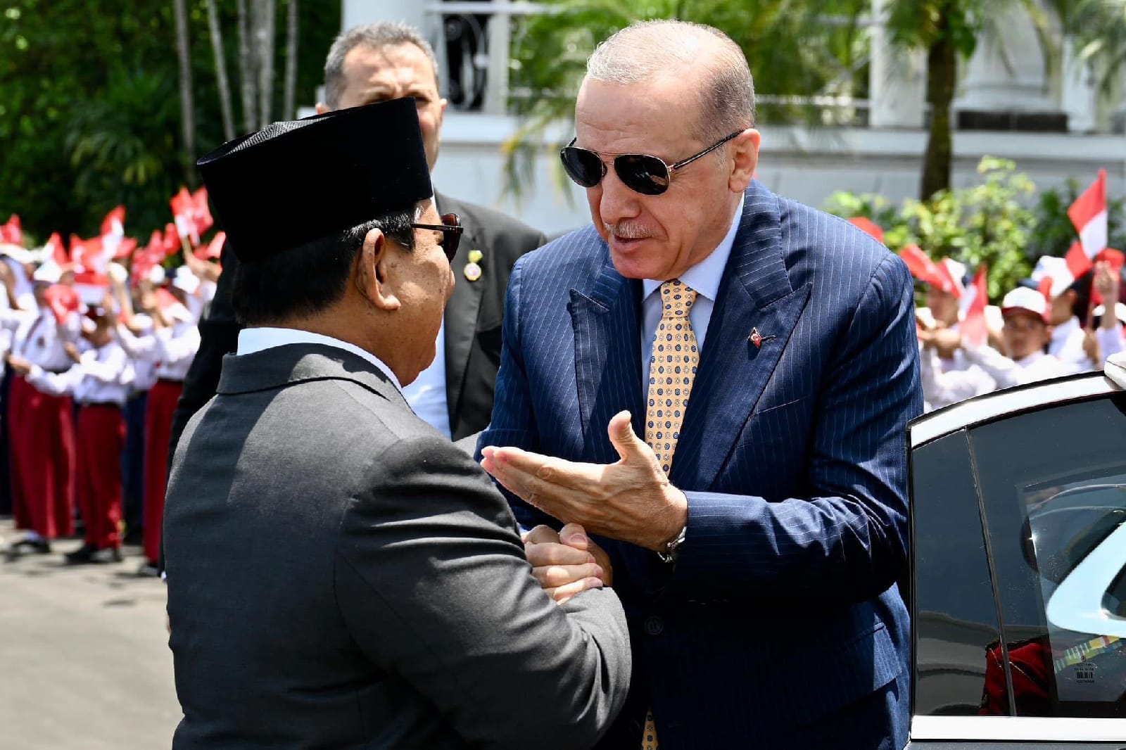 Presiden Turkiye Recep Tayyip Erdogan dan Presiden RI Prabowo Subianto