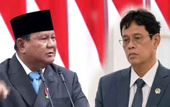 Kolase Foto Presiden Prabowo Subianto dan Menkeu Purbaya Yudhie