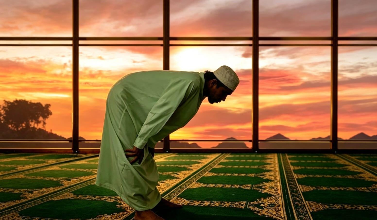 Ruku dalam sholat adalah momen Allah menjawab pujian hamba-Nya. (Ilustrasi)