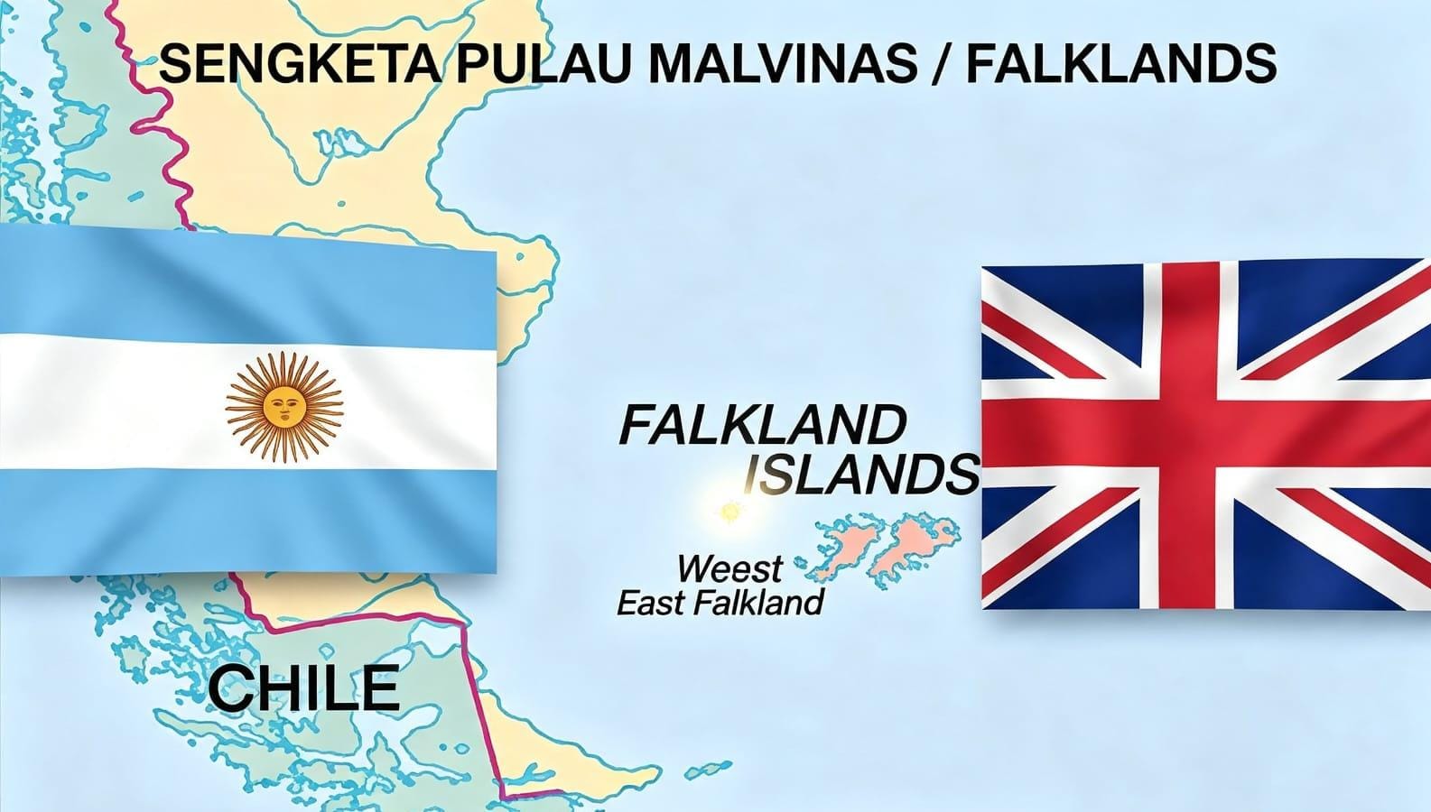 Sengketa lama antara Argentina dan Inggris mengenai Kepulauan Malvinas atau Falkland kembali memanas