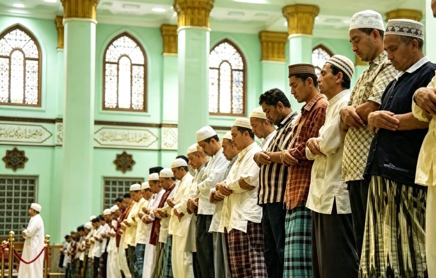 Ilustrasi. Menjaga sholat fardu tak bolong-bolong adalah kunci keselamatan.
