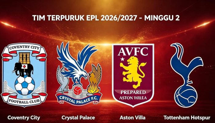 Empat Tim Terpuruk di EPL, Belum Raih Poin hingga Pekan Kedua