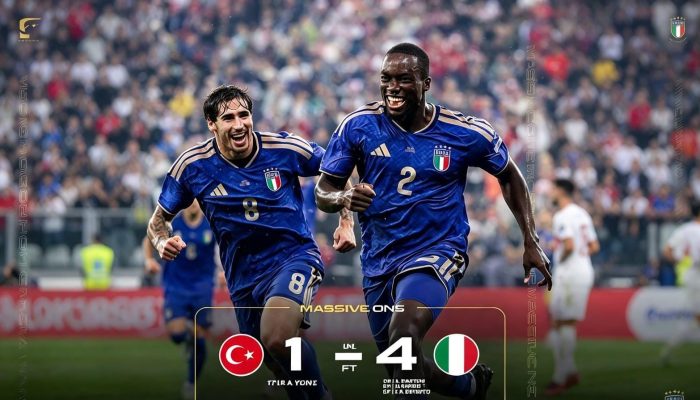Eksperimen Mancini Membuahkan Hasil, Italia Hajar Turki