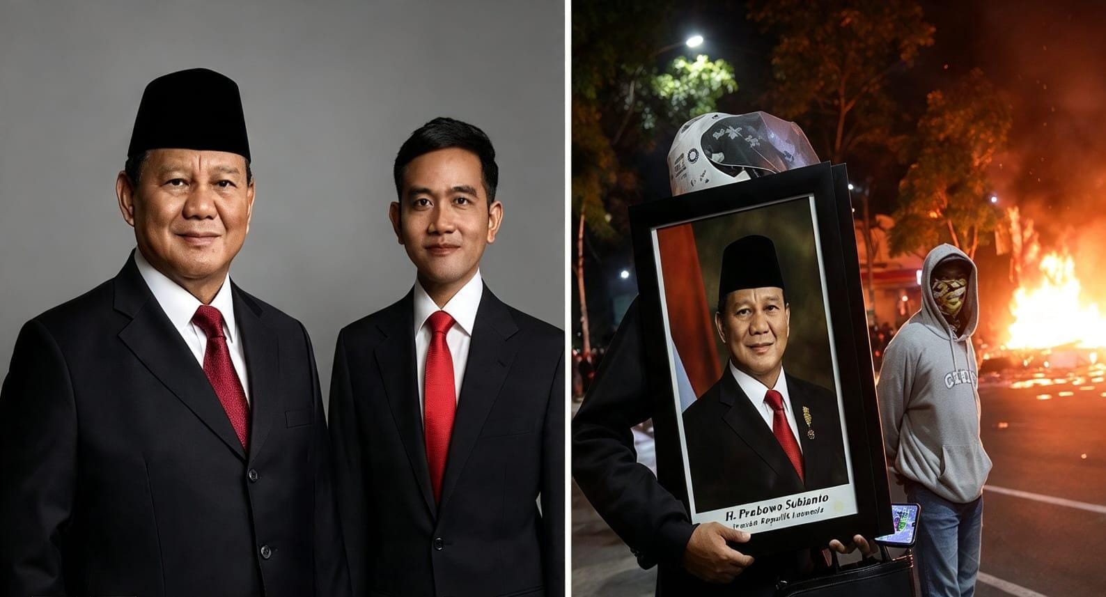 Ilustrasi 2 Tahun Pemerintahan Prabowo-Gibran