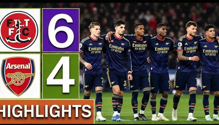 Sejarah! Fleetwood Singkirkan Arsenal di Adu Penalti!