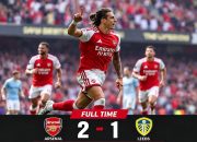 Sempat Tertinggal, Arsenal Balik Hantam Leeds 2-1!