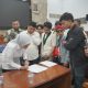 Bupati Garut Abdusy Syakur Amin menerima audiensi Forum Aliansi Mahasiswa dan Pemuda Garut Bersatu di Kantor DPRD Kabupaten Garut, Rabu (28/10/2026).