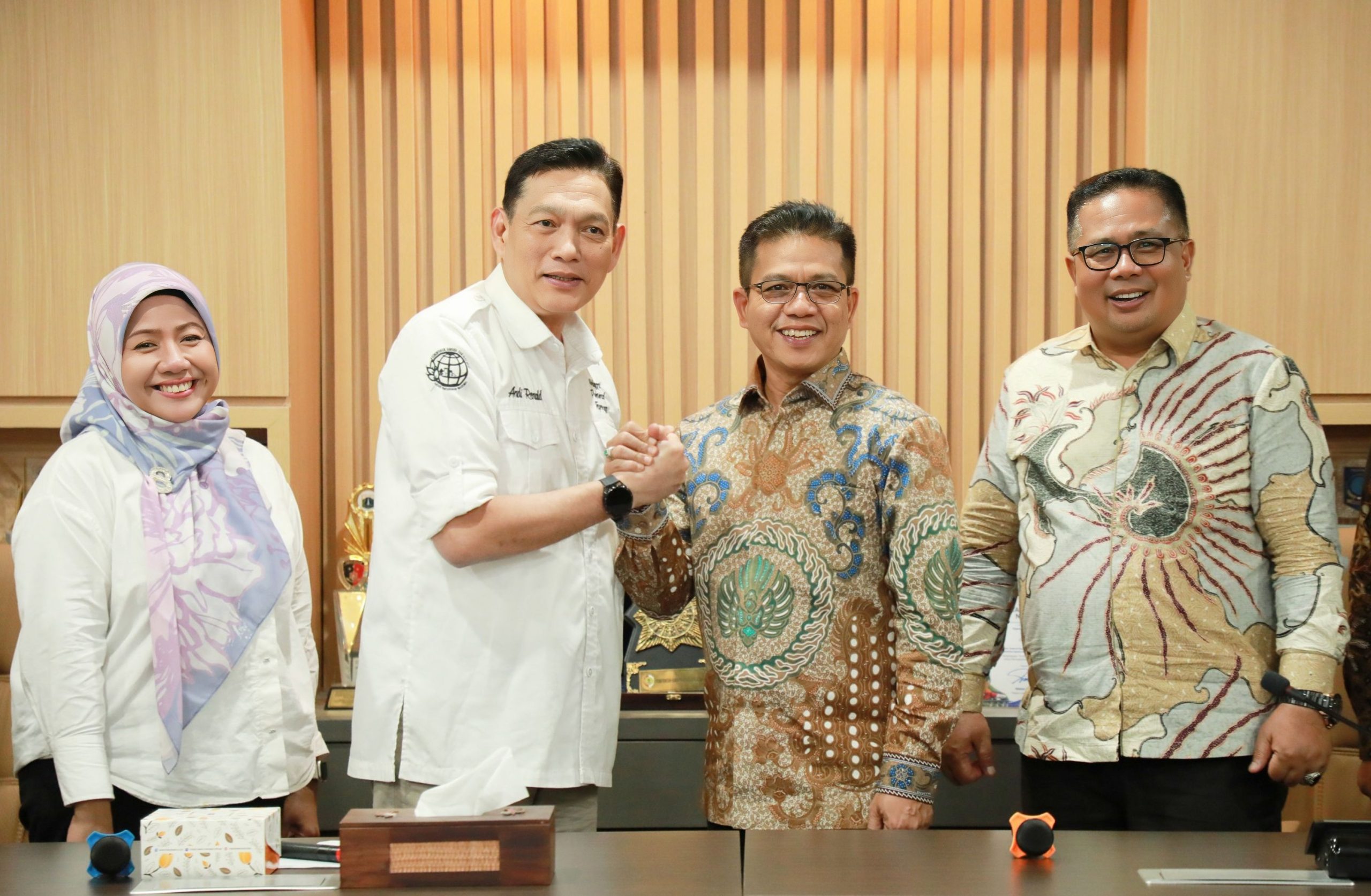 Bupati Bandung Dadang Supriatna saat melakukan audiensi dengan Kementerian ATR/BPN di Jakarta.