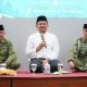 Bupati Sumedang Dony Ahmad Munir saat mengikuti doa bersama jelang Pilkades digital.
