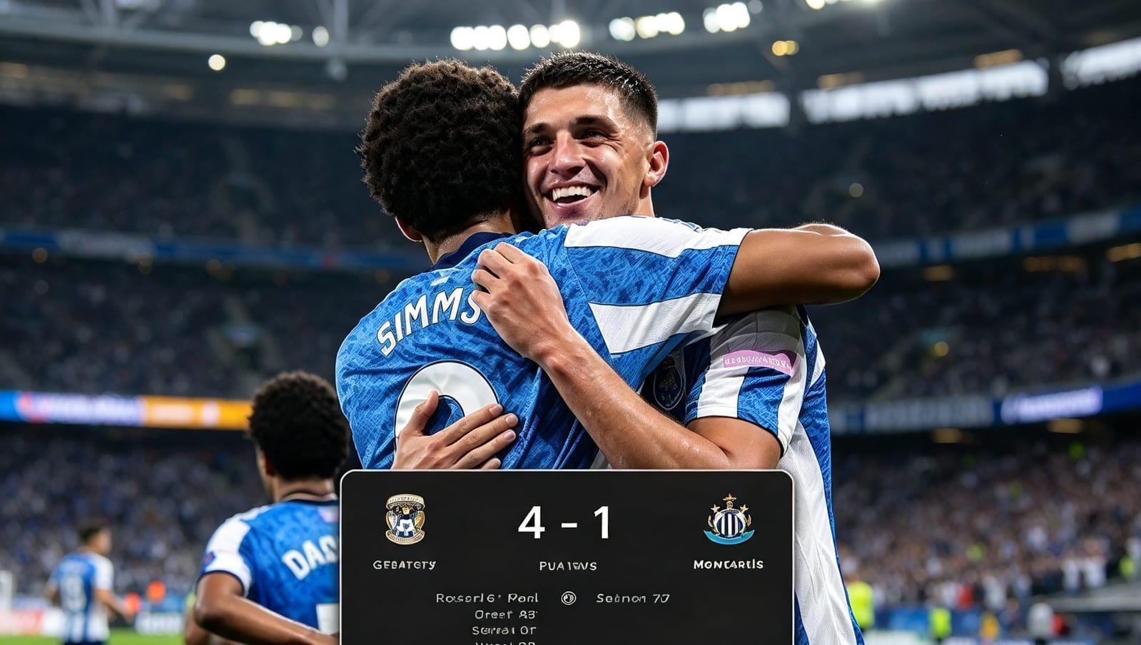 Pemain Coventry City merayakan gol ke gawang Newcastle United di Coventry Building Society Arena.