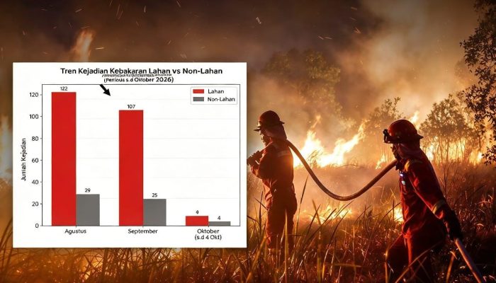 Kebakaran Lahan di Garut Melonjak, Naik 1495 Persen!