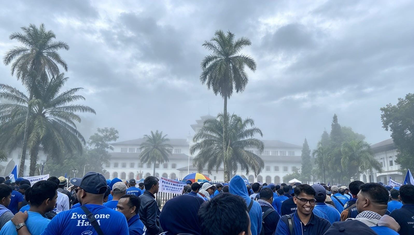 Ilustrasi Demo di bandung