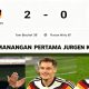 Pemain Timnas Jerman merayakan gol Tom Bischof ke gawang Serbia dalam laga UEFA Nations League di Allianz Arena, Munich, Jumat (2/10/2026) dini hari WIB.