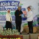 Wakil Wali Kota Tasikmalaya Rd. Diky Candra Negara bersama istri dan sejumlah pejabat saat Kick Off Tasikmalaya Great Sale 2026 di Aula PPIK Kota Tasikmalaya.