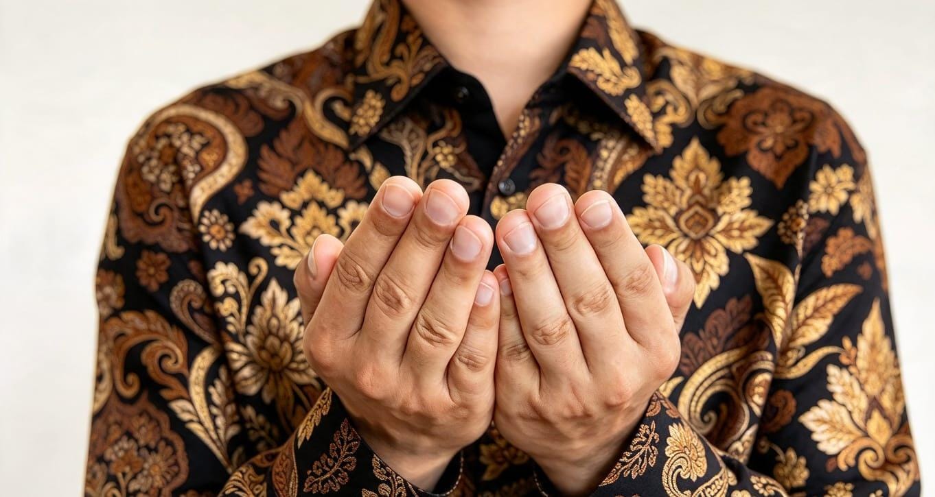 Ilustrasi seorang muslim berdzikir dan berdoa setelah menunaikan shalat fardhu.