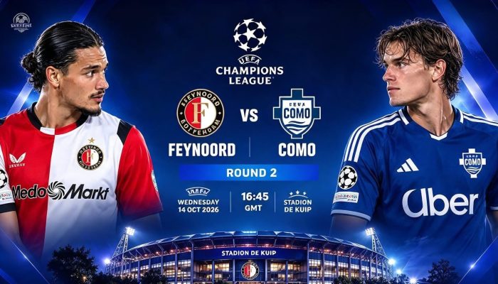 Feyenoord vs Como Liga Champions, duel Van Bronckhorst Fabregas