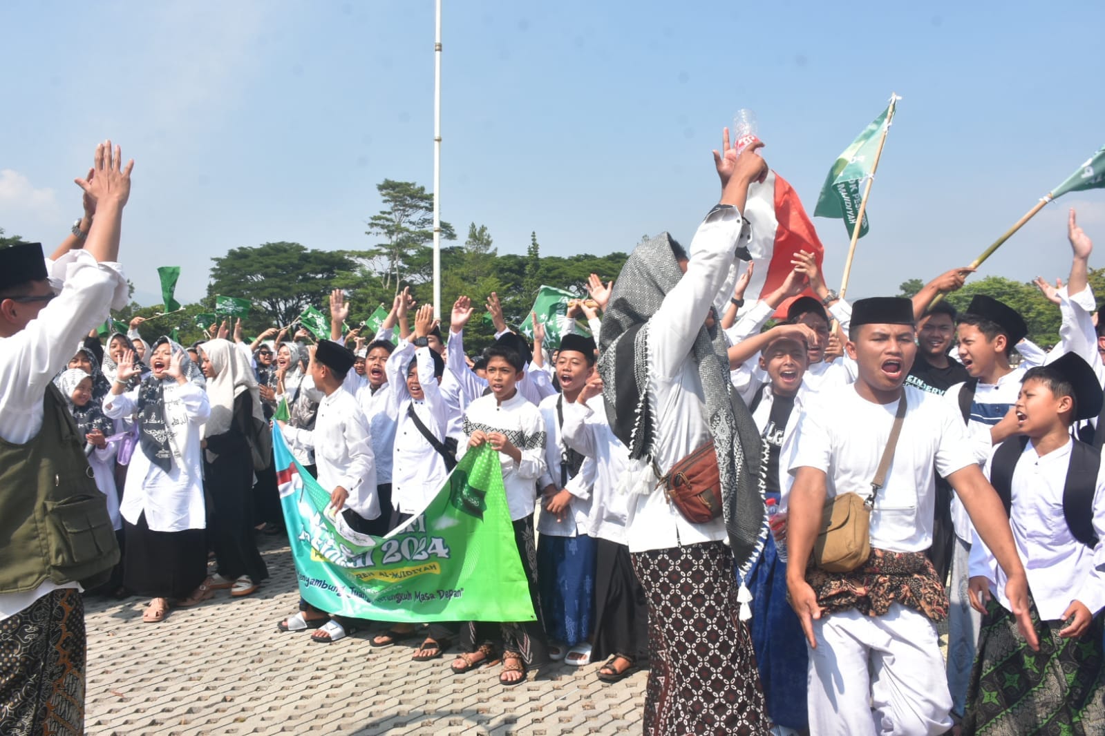 Para Santri Merayakan Hari Santri Nasional