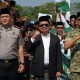 Ribuan santri mengikuti Upacara Hari Santri Nasional 2026 di Lapangan Pusat Pemerintahan Sumedang, Kamis (22/10/2026).