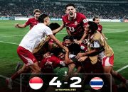 Indonesia Taklukkan Thailand di Adu Penalti 4-2, Kebalikan Final Piala Tiger 2002