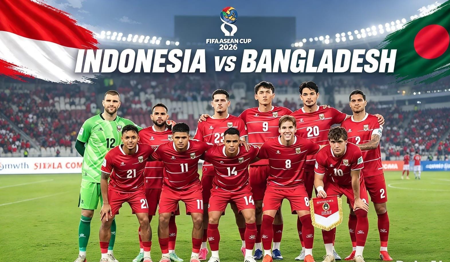 Timnas Indonesia tampil tanpa Thom Haye di laga krusial FIFA ASEAN Cup 2026 melawan Bangladesh