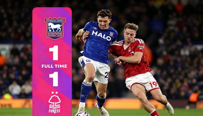 Blunder Milenkovic Selamatkan Ipswich, Forest Gagal Menang!