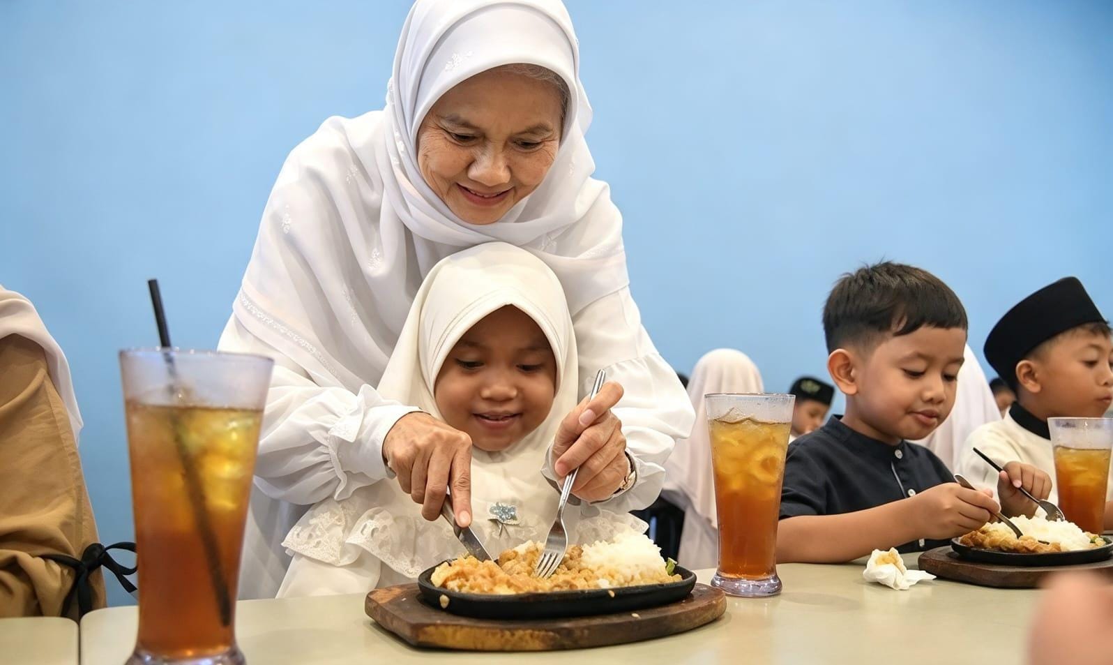 Ilustrasi Membahagiakan anak yatim