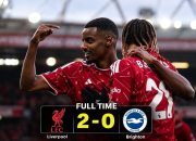 Sengatan Kilat di Anfield! Liverpool Bungkam Brighton 2-0