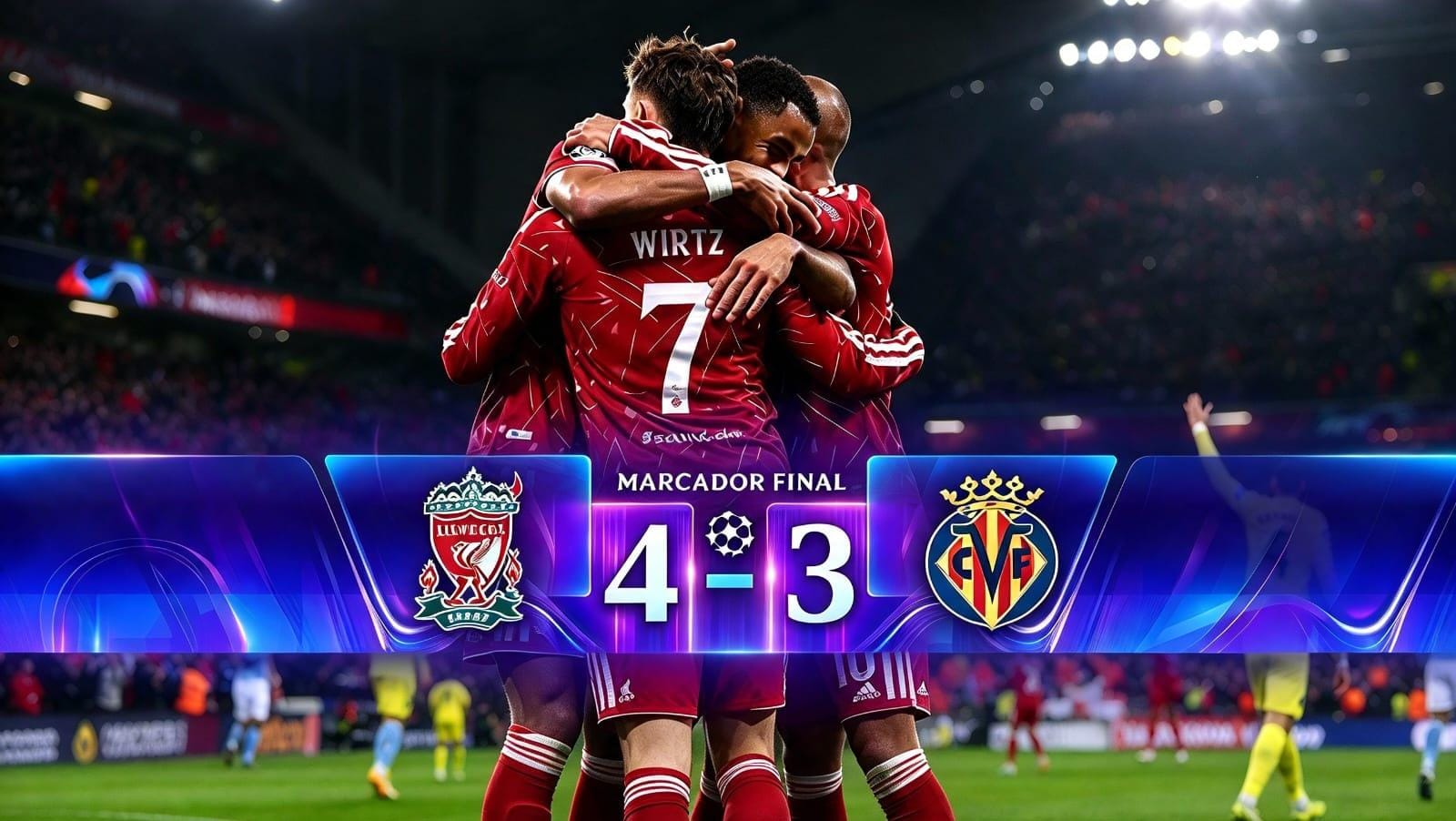 laga Liverpool vs Villarreal di Liga Champions Anfield
