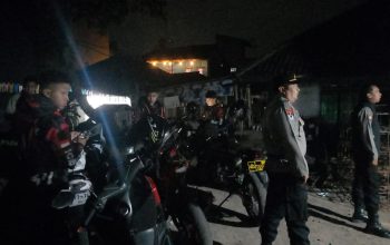 Tim Maung Galunggung Polres Tasikmalaya Kota melakukan patroli di lokasi yang dilaporkan warga.