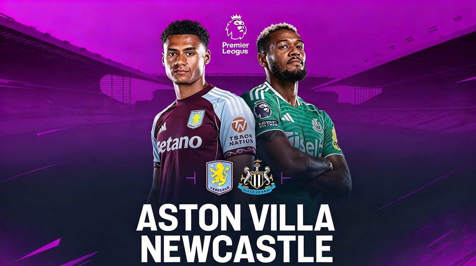 Duel sengit pekan ke-7 Liga Inggris mempertemukan Newcastle United vs Aston Villa