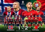 Portugal menumbangkan tim nasional sepak bola Norwegia dengan skor tipis 2-1 pada pertandingan yang digelar Senin (5/10/2026)