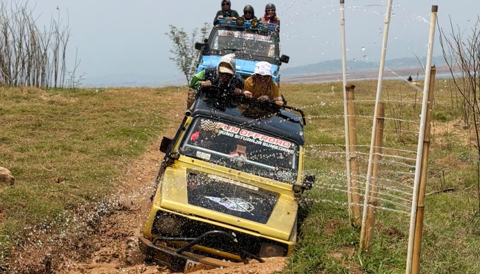 Sensasi Beda Offroad di Kawasan Bendungan Jatigede
