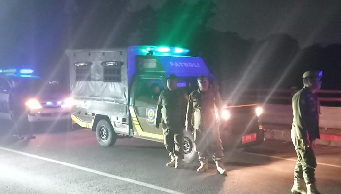 TNI-Polri-Satpol PP Patroli Kota Tasikmalaya