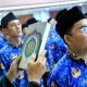 Bupati Bandung Dadang Supriatna (KDS) saat memimpin pelantikan dan pengambilan sumpah 440 ASN di Gedung Moh Toha