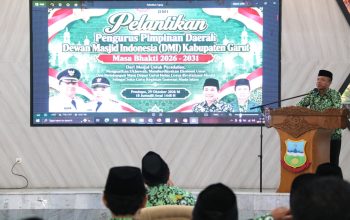 Pengurus PD DMI Kabupaten Garut saat dilantik di Gedung Pendopo.