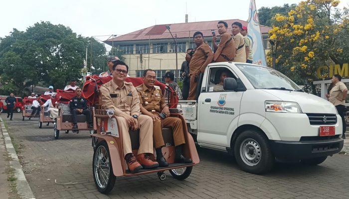 100 Becak Listrik Presiden Tiba di Cimahi, Siap Jalan?